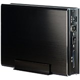 Drive Cabinet  INTER-TECH Coba Nitrox (3.5" HDD, SATA/SATA II, USB3.0) Black