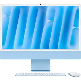 Apple iMac 24", Apple M4 (8C CPU/8C GPU), 16 GB, 256 GB SSD, Blue — Image №1