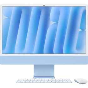 Apple iMac 24", Apple M4 (10C CPU/10C GPU), 24 GB, 512 GB SSD, Blue — Image №1