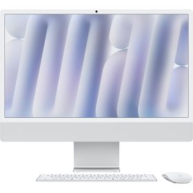 Apple iMac 24", Apple M4 (8C CPU/8C GPU), 16 GB, 256 GB SSD, Silver — Image №1