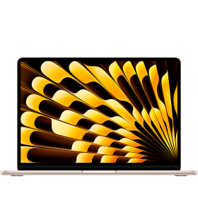 Apple MacBook Air 13.6"  Apple M4 (10C CPU/10C GPU), 16 γιγαμπάιτε, 512 γιγαμπάιτε, Starlight, 2025 — Εικών №1