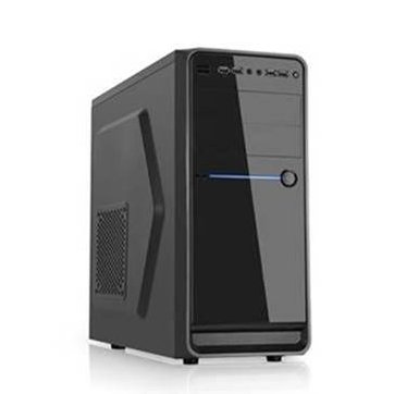 Chassis INTER-TECH GB-V1 Black Midi Tower, ATX, μATX, 4xUSB2.0, 1xUSB3.0, 500W PSU, black