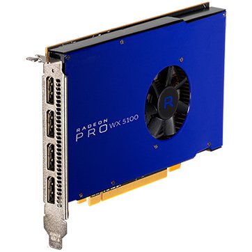AMD Radeon Pro WX 5100 8GB GDDR5 4-DP PCIe 3.0