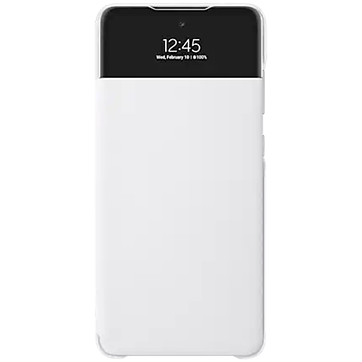 Samsung Galaxy A72 Smart S View Wallet Cover White
