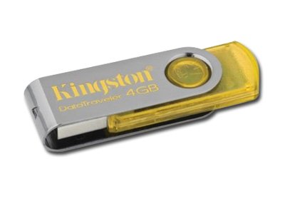 Flash drive kingston USB 4gb dt101 Yellow (dt101y/4gb) [13414] (740617134148)