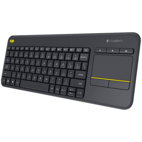 LOGITECH LOGITECH Wireless Touch Keyboard K400 Plus - EMEA - Croatian layout - Black Bežič