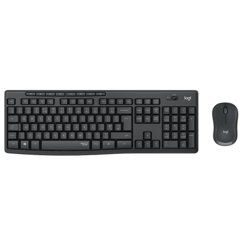 LOGITECH LOGITECH MK295 Silent Wireless Combo - GRAPHITE - HRV-SLV-SRB Bežično USB RF