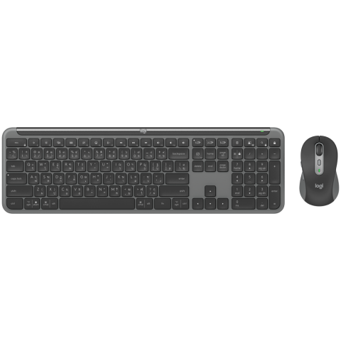 LOGITECH LOGITECH Signature Slim Combo MK950 - GRAPHITE - 2.4GHZ/BT - Croatian layout Beži