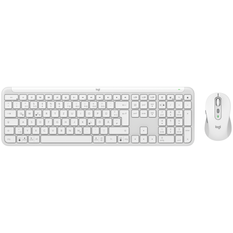 LOGITECH LOGITECH Signature Slim Combo MK950 - OFF WHITE - 2.4GHZ/BT - Croatian layout Bež