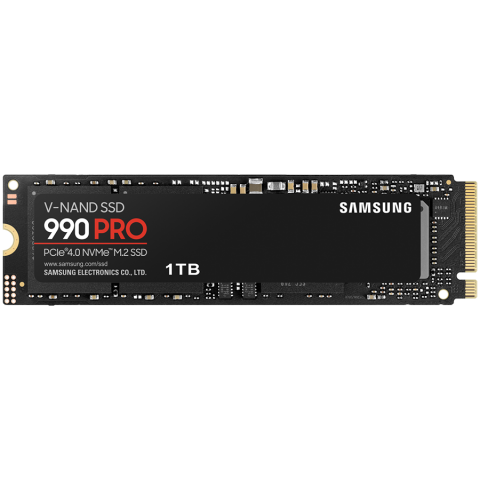 Samsung SSD 2TB M.2 PCIEx4 PCI Gen4.0 990 Pro with Heatsink 600 TBW 5 yrs