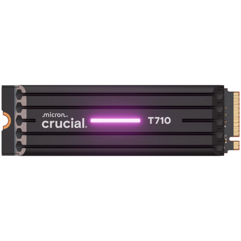 CRUCIAL T710 4TB PCIe Gen5 NVMe M.2 2280 SSD up to 14500 MB