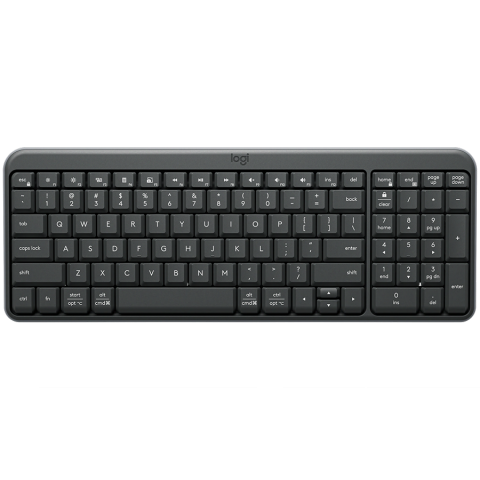 LOGITECH LOGITECH K250 - GRAPHITE - 2.4GHZ/BT - Croatian layout Bežično Bluetooth Bluetoot