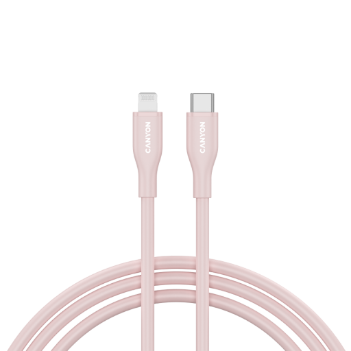 CANYON cable CLNM60 C-L 60W MFI 1m Silicon Pink