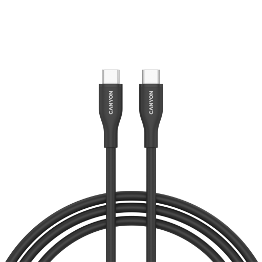 CANYON cable CC60SC10 C-C 60W 1m Silicon Black