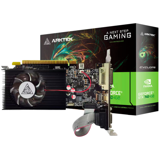 Arktek Geforce GT740 DDR3 4GB 128Bit Low Profile