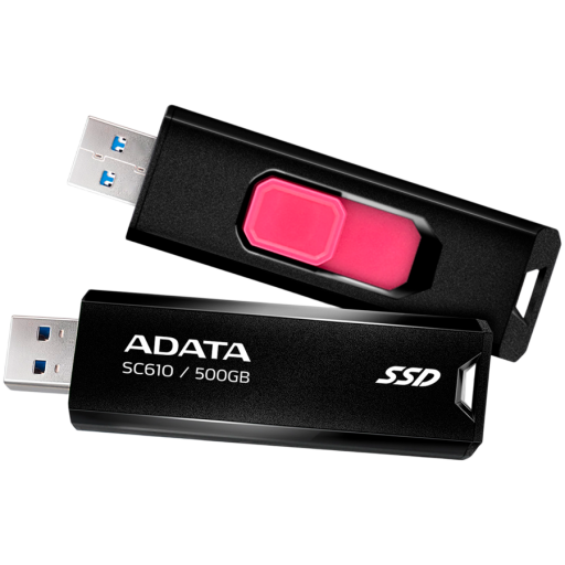 ADATA SC610 500GB USB3.2 External SSD Flash Drive