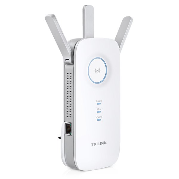 AC1750 Dual Band Wireless Wall Plugged Range Extender, Qualcomm, 1300Mbps at 5Ghz + 450Mbps at 2.4Ghz, 802.11ac/a/b/g/n, 1 10/100/1000M LAN, Ranger Extender button, Range extender mode，with 3