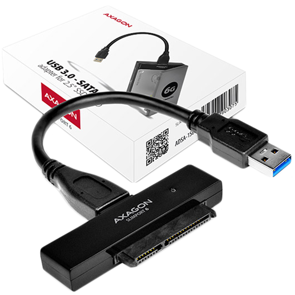 HDD ACC ADAPTER USB2.0 CASE/2.5" SATA ADSA-1S AXAGON