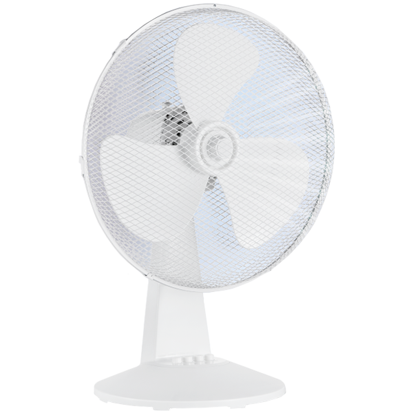 Table fan, 40W, 40cm, 3 speeds, mechanical, noise level: 50-60 dB, Oscillation  80°, Tilting +24° -12°