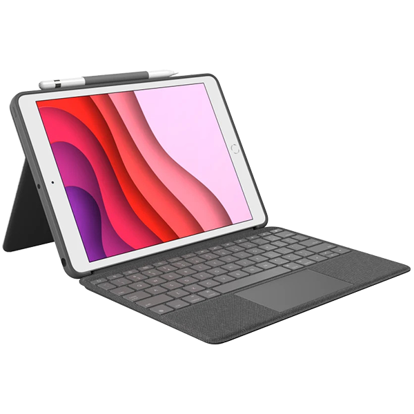 LOGITECH Combo Touch for iPad (7th, 8th, and 9th gen) - GRAPHITE - NORDIC