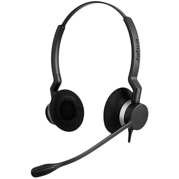 Jabra Headset 2399-823-109 / BIZ 2300 Duo USB-A MS NC Black