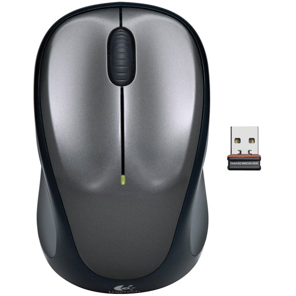 MOUSE USB OPTICAL WRL M235/GREY 910-002201 LOGITECH