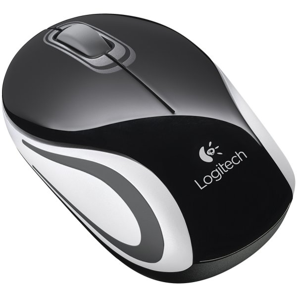 MOUSE USB OPTICAL WRL M187/BLACK 910-002731 LOGITECH