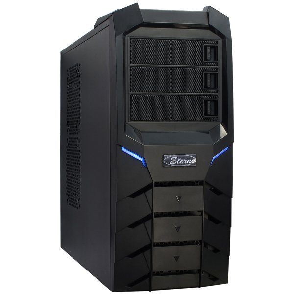 Chassis INTER-TECH Eterno K-five Demon Hunter R2 (ATX, µATX, 2xUSB3.0, USB2.0, HD-Audio, no PSU, Black