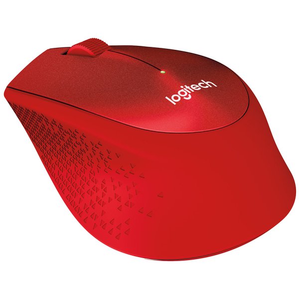 MOUSE USB OPTICAL WRL M330/SILENT RED 910-004911 LOGITECH