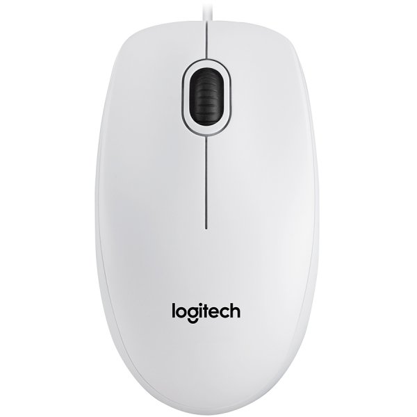 MOUSE USB OPTICAL B100/WHITE OEM 910-003360 LOGITECH