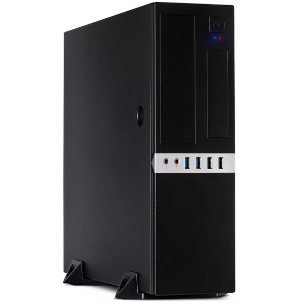 Chassis INTER-TECH IT-503 Desktop, Mini-ITX, µATX, 2xUSB3.0, 2xUSB2.0, no PSU, Black
