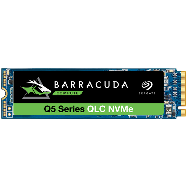 SSD SEAGATE BarraCuda Q5 1TB M.2 2280-S2 PCIe Gen3 x4 NVMe 1.3, Read/Write: 2400/1700 MBps, TBW 274