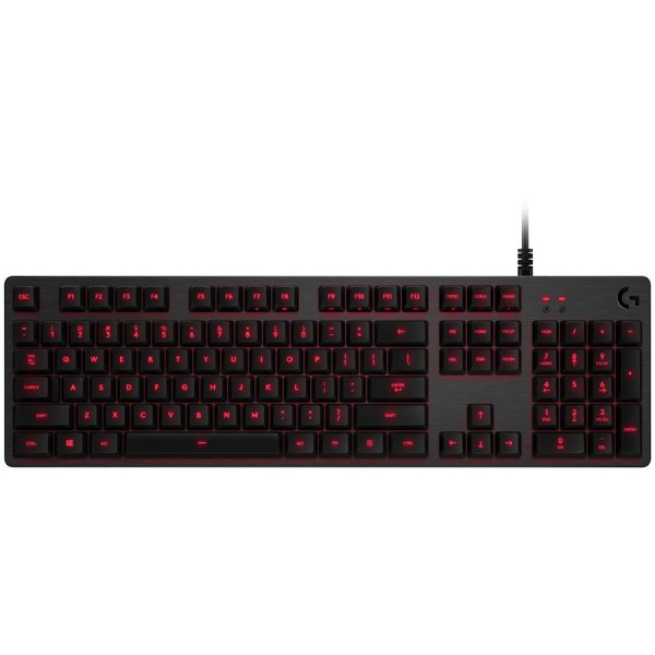 LOGITECH G413 Corded Mechanical Gaming Keyboard - CARBON - NORDIC - USB