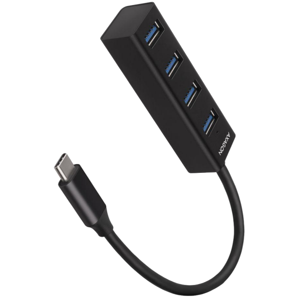 I/O HUB USB-C 4PORT MINI/0.2M HUE-M1C AXAGON