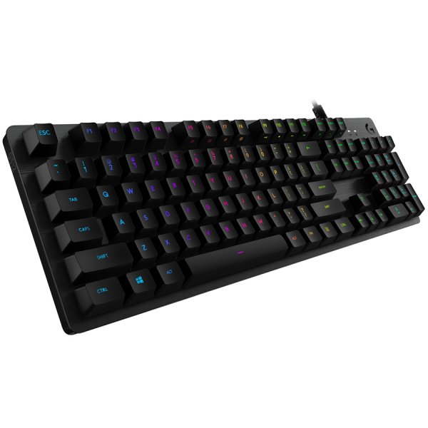 LOGITECH G512 Corded LIGHTSYNC Mechanical Gaming Keyboard - CARBON - NORDIC - USB - LINEAR