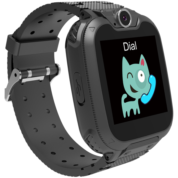 CANYON Tommy KW-31, Kids smartwatch, 1.54 inch colorful screen, Camera 0.3MP, Mirco SIM card, 32+32MB, GSM(850/900/1800/1900MHz), 7 games inside, 380mAh battery, compatibility with iOS and android, Black, host: 54*42.6*13.6mm, strap: 230*20mm, 45g