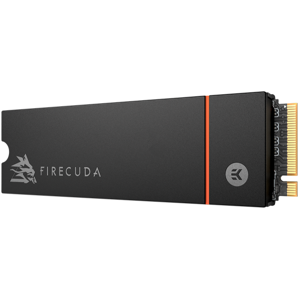 Seagate FireCuda 530 Heatsink, 1TB SSD, M.2 2280 PCIe 4.0 NVMe, Read/Write: 7,300 / 6,000 MB/s