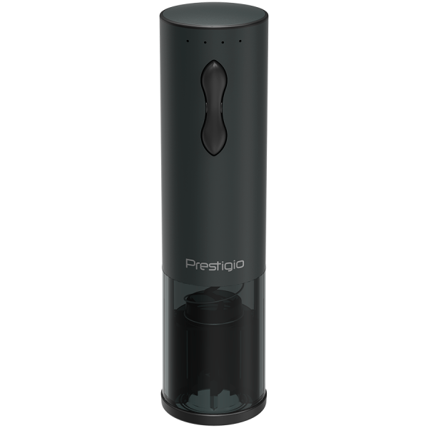 Bolsena, Electric wine opener with Prestigio Logo, aerator , vacuum preserver, Black color