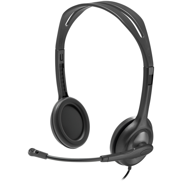 HEADSET STEREO H111/GREY 981-000593 LOGITECH