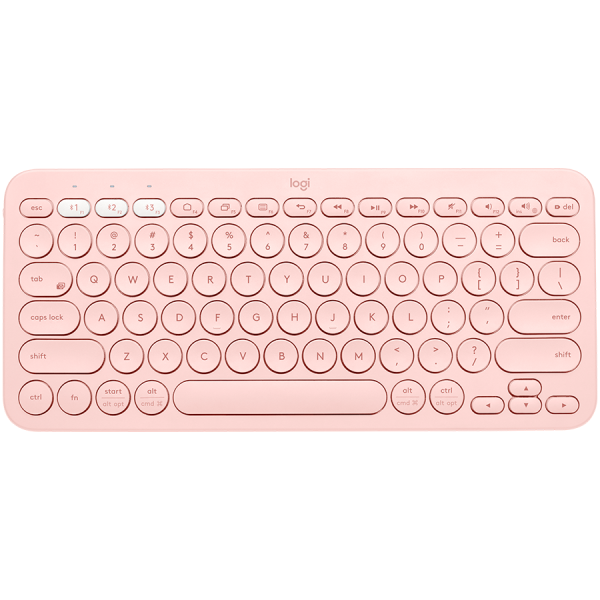 LOGITECH K380 Multi-device Bluetooth Keyboard - ROSE - RUS