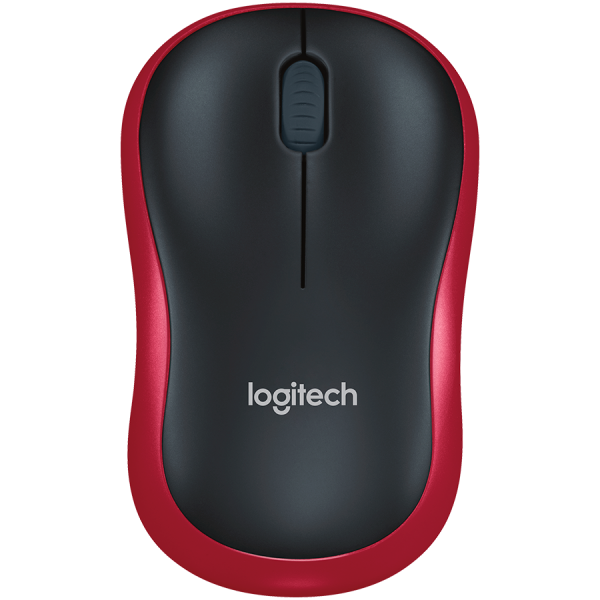 MOUSE USB OPTICAL CORDL. M185/RED 910-002240 LOGITECH