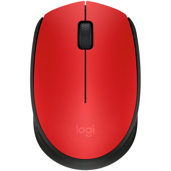MOUSE USB OPTICAL WRL M171/RED 910-004641 LOGITECH