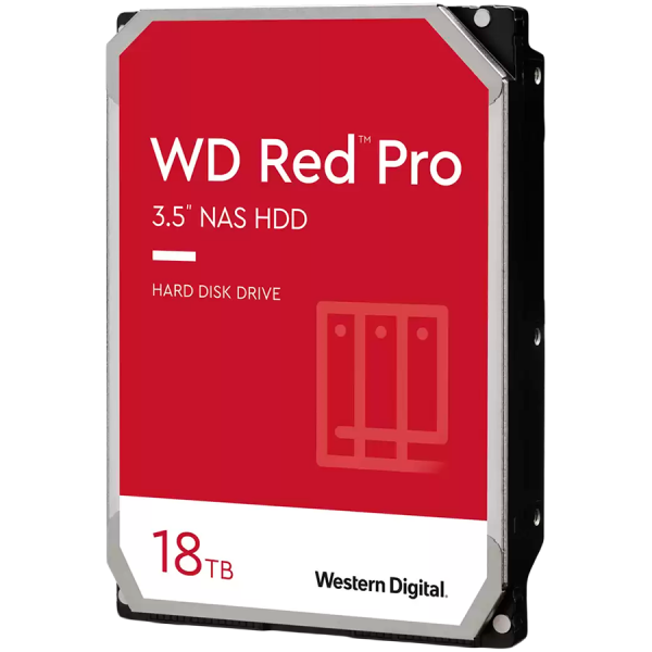 HDD|WESTERN DIGITAL|Red Pro|18TB|SATA 3.0|512 MB|7200 rpm|3,5"|WD181KFGX