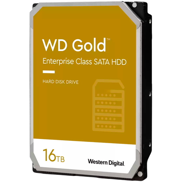 HDD|WESTERN DIGITAL|Gold|16TB|SATA 3.0|512 MB|7200 rpm|3,5"|WD161KRYZ