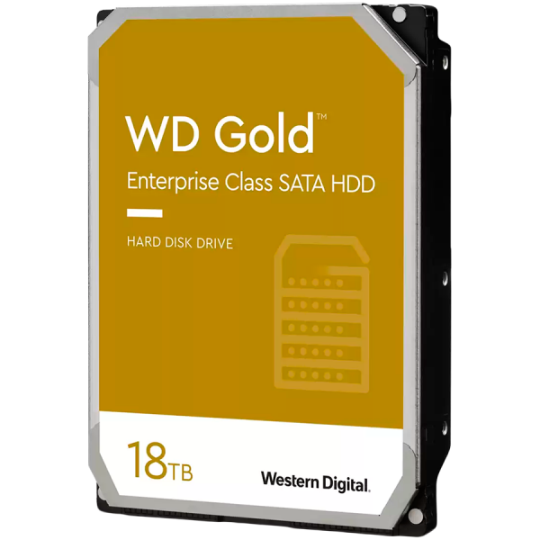HDD|WESTERN DIGITAL|Gold|18TB|SATA 3.0|256 MB|7200 rpm|3,5"|WD181KRYZ