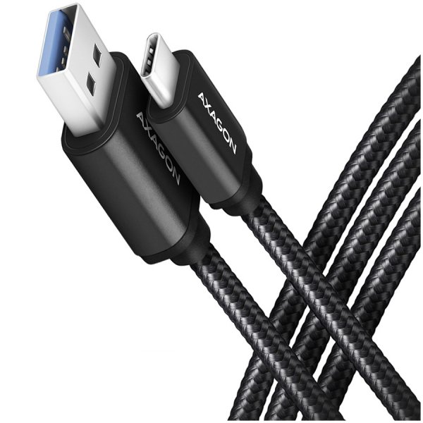 CABLE USB-C TO USB3.2 1M/BLACK BUCM3-AM10AB AXAGON