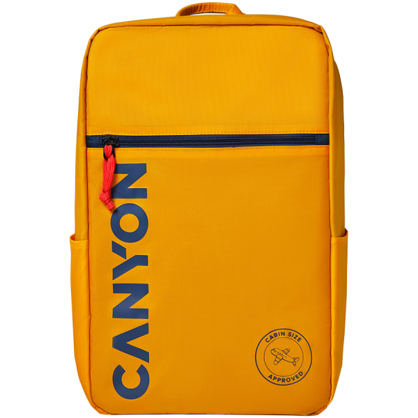 CANYON CSZ-02, cabin size backpack for 15.6'' laptop ,polyester ,yellow