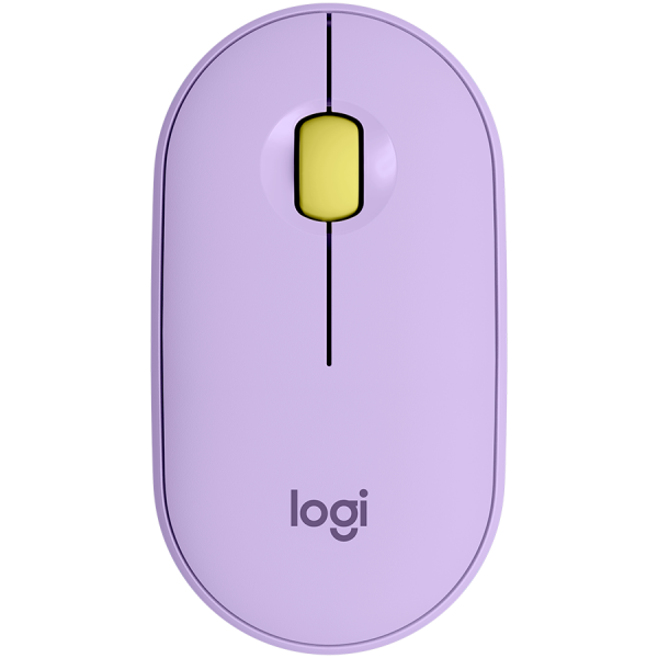 LOGITECH M350 Pebble Bluetooth Mouse - LAVENDER LEMONADE
