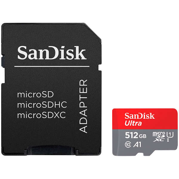 MEMORY MICRO SDXC 512GB UHS-I/W/A SDSQUAC-512G-GN6MA SANDISK
