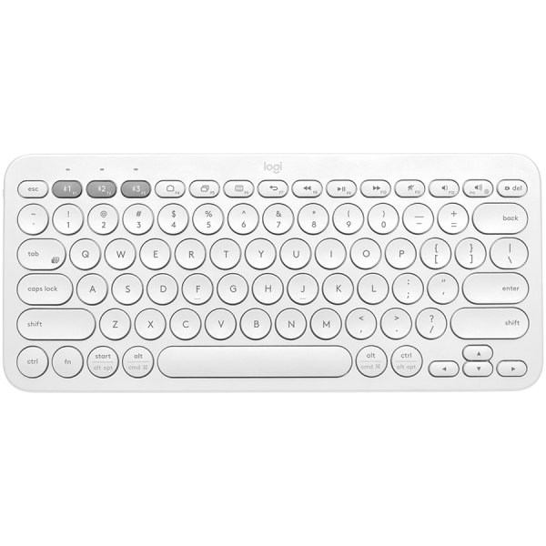 LOGITECH K380 for MAC Multi-Device Bluetooth Keyboard - OFFWHITE - NORDIC